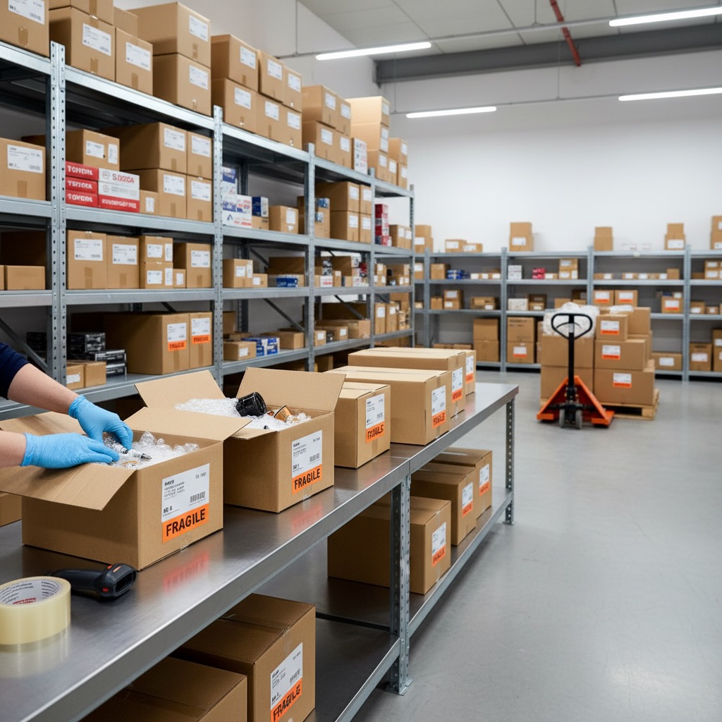 Paquetes listos para ser enviados